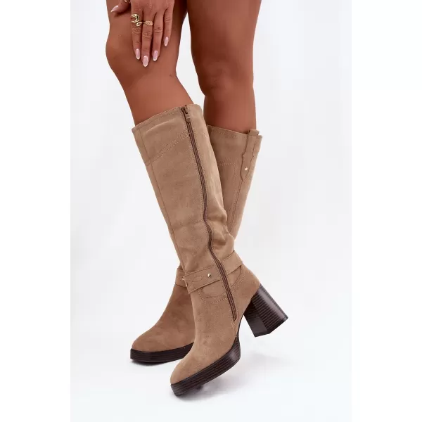  Női csizma BOTO ALESSARA 40612 KHAKI 
