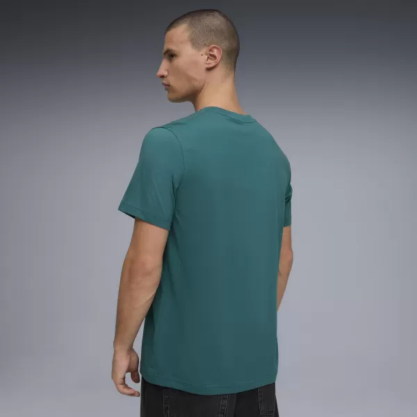  Férfi póló PUMA GRAPHIC TEE 691775_41 SMARAGD JÉG 
