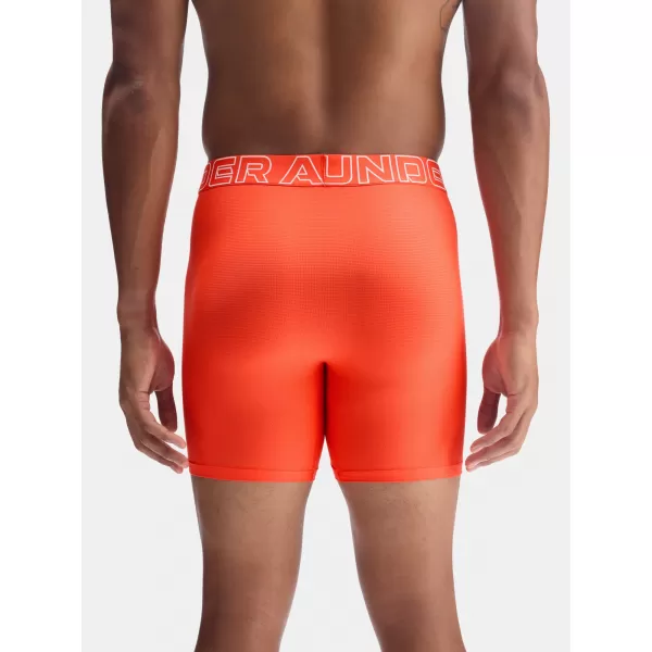  Férfi boxerek UNDER ARMOUR UA PERFORMANCE TECH MESH - SOLID 6IN - 1383884-690 PIROS 