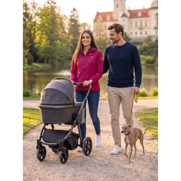  Női kabát ALTISPORT HEIDA PIROS 