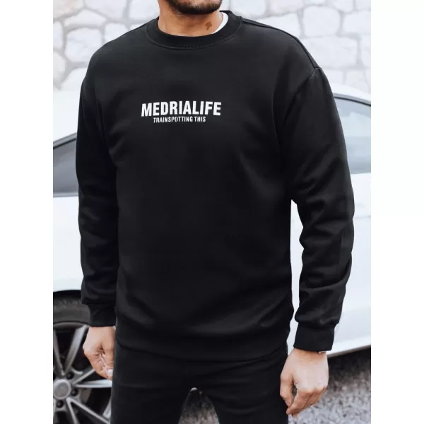  Férfi pulóver DSTREET BX5922 FEKETE 