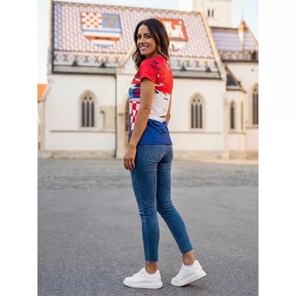  Női prémium póló ALTISPORT VOJ/ALW036HR/TR01 HORVÁTORSZÁG 