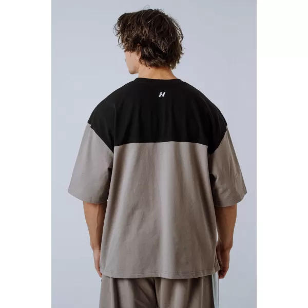  Túlméretezett póló POWER 898 LIGHT BROWN ASH Nebbia 