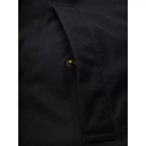  Férfi parka OMBRE OM-JAPJ-0287 FEKETE 