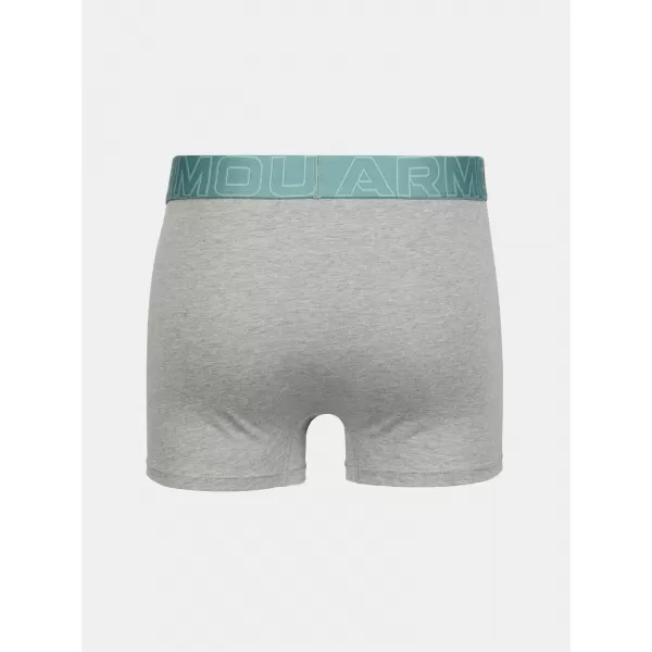  Férfi boxerek UNDER ARMOUR M UA PERF COTTON 3IN - 3PK JÁSPIS KÉK 