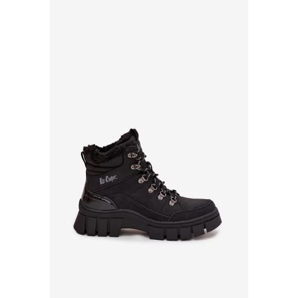  Női téli csizma LEE COOPER LCJ-25-31-3911 FEKETE 