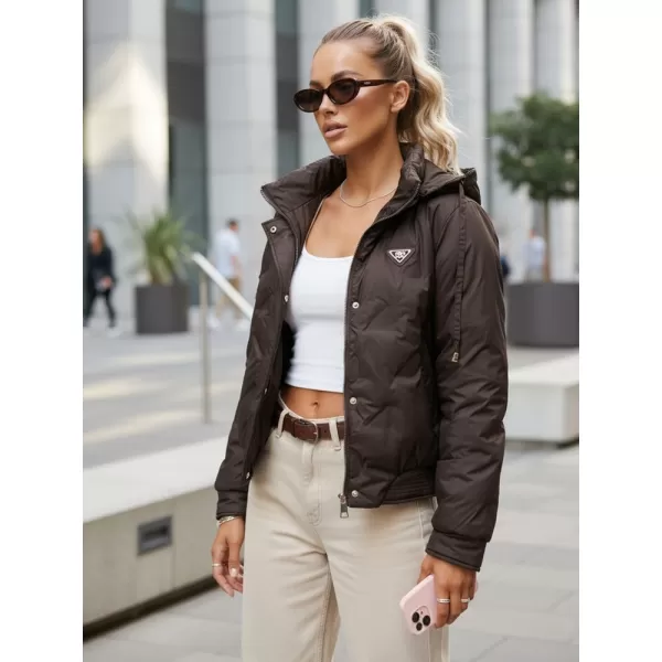 Női kabát DSTREET TY5669 BARNA 