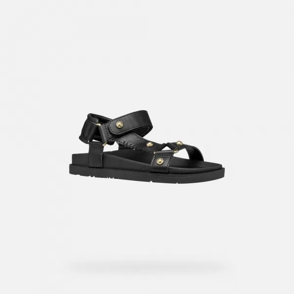  Lány szandál GEOX SANDAL FOAMMENTERA J65P0D000BCC9999 FEKETE 