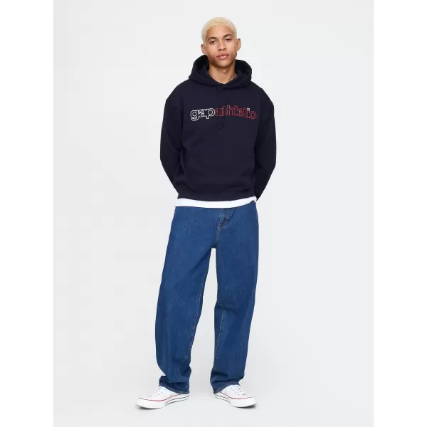  Férfi pulóver GAP LOGO HOODIE PULLOVER 646080-00 HADITENGERÉSZET EGYENRUHA 