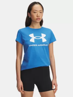 Női póló UNDER ARMOUR UA LOGO SS 1356305-402 KÉK