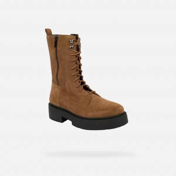  Női bokacsizma GEOX SPHERICA EC7 G004252 BARNA 