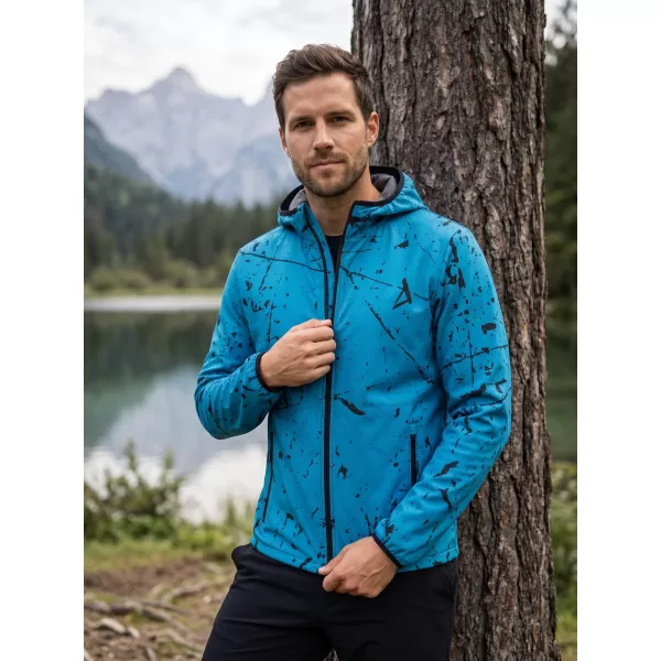  Férfi prémium softshell kabát ALTISPORT VOJ/ALM034JACK01 SMARAGD 