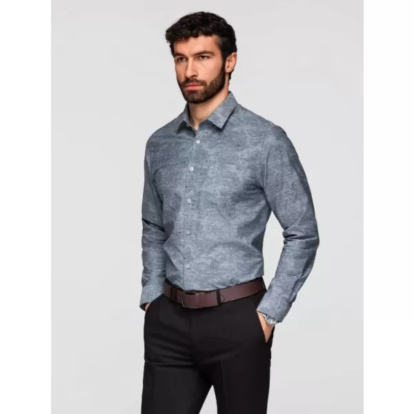  Férfi ing OMBRE K701 SZÜRKE 