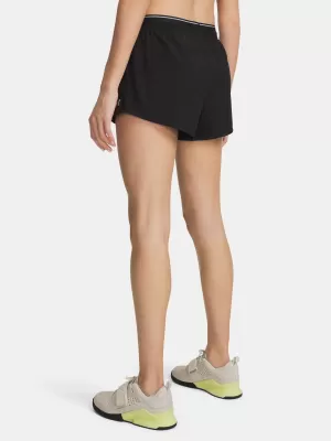 Női rövidnadrág UNDER ARMOUR VANISH WOVEN 3IN SHORTS 6009965-008 FEKETE