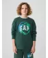 Gyermek pulóver GAP LOGO SWEATSHIRT 406762-01 MOORES ZÖLD