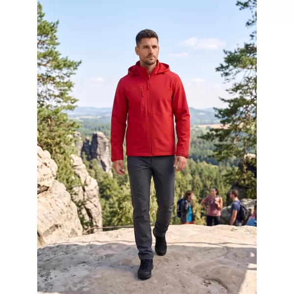  Férfi softshell kabát ALTISPORT NoPrint NP/ALM845 PIROS 