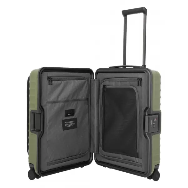  Bőrönd TITAN Overseas S Front pocket Forest green ERDŐ ZÖLD 