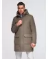 Férfi kabát OMBRE OM-COWC-0132 KHAKI