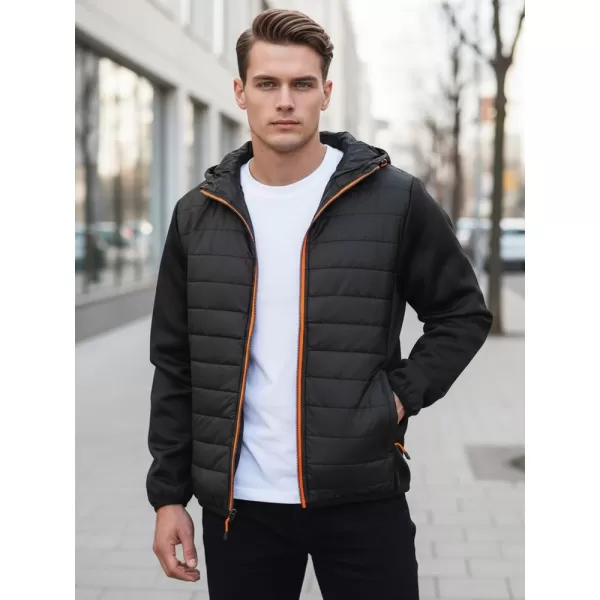  Férfi dzseki DSTREET TX3785 FEKETE 