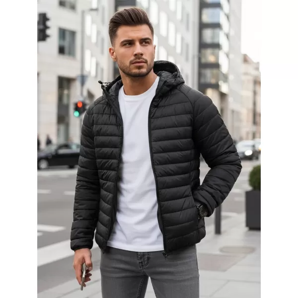 Férfi dzseki DSTREET TX4010 FEKETE 