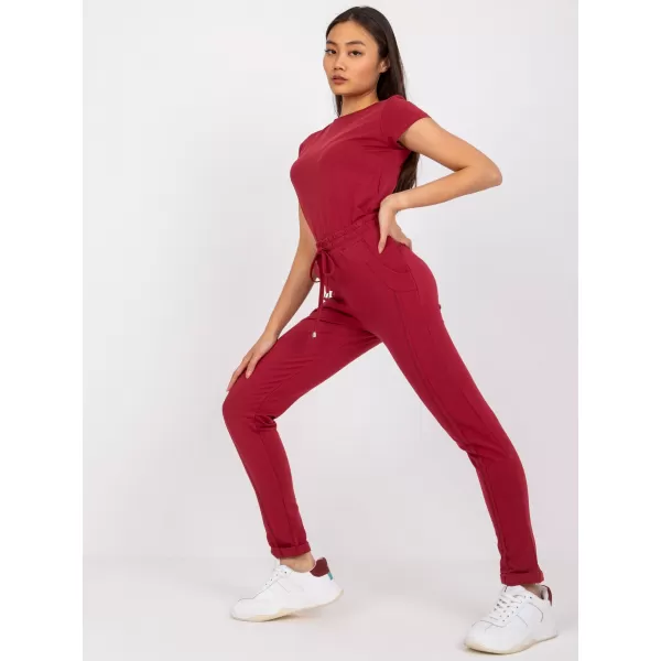  Női melegítőnadrág BASIC FEEL GOOD RV-DR-3589.06X BURGUNDIA 