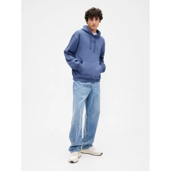  Férfi pulóver GAP OVERSIZED HOODIE PULLOVER 871808-01 KÉK PÁLYA 