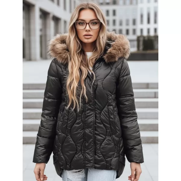  Női kabát DSTREET TY5501 FEKETE 
