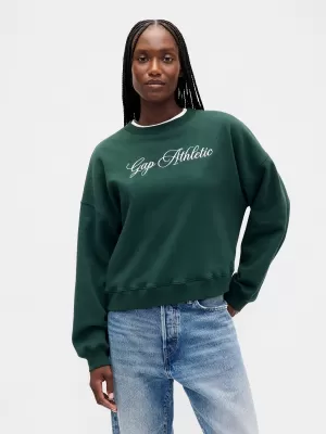 Női pulóver GAP LOGO SWEATSHIRT 799272-00 MÉLYVADÁSZ