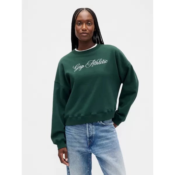  Női pulóver GAP LOGO SWEATSHIRT 799272-00 MÉLYVADÁSZ 