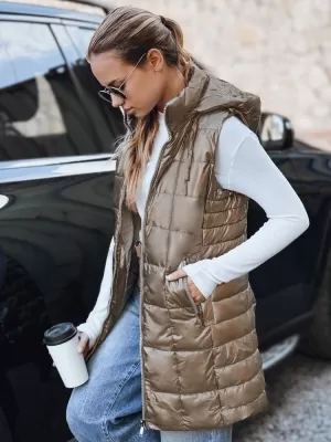 Női mellény DSTREET TY5258 ARANYSÁRGA
