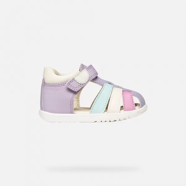  Lányok az első lépések GEOX SANDAL MACCHIA B254WB08502C8888 LILA 