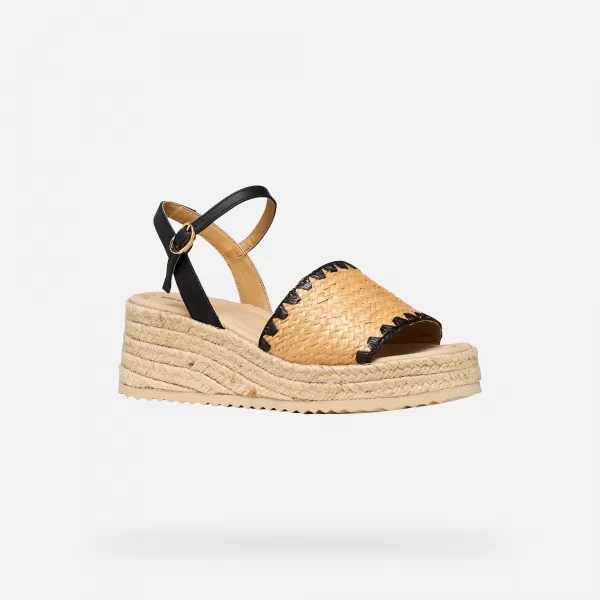  Női ékes cipő GEOX ALEMERIA G012882 FEKETE 