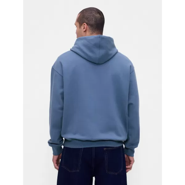  Férfi pulóver GAP LOGO PULLOVER HOODIE 781237-01 BÚZAVIRÁG 