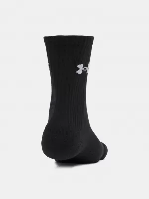 Zokni UNDER ARMOUR PERFORMANCE COTTON 3P CRW 6009685-008 FEKETE