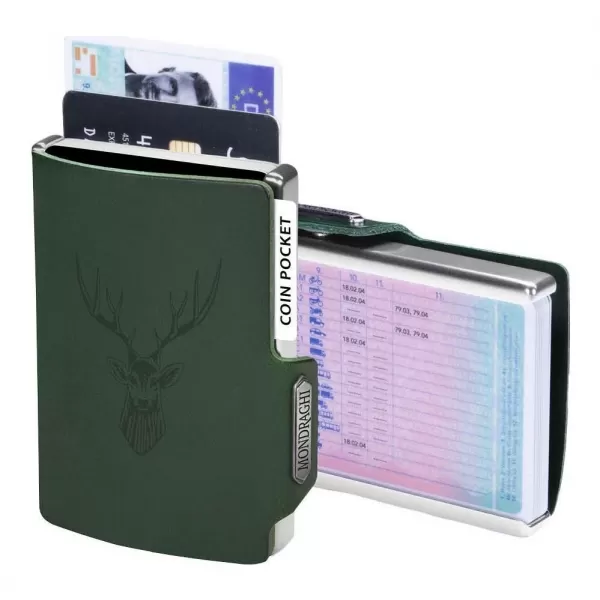  Pénztárca MONDRAGHI Silhouette Classic Deer ZÖLD 