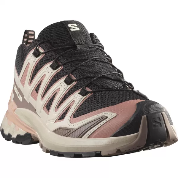  Női cipők SALOMON XA PRO 3D V9 W L47882800 FEKETE/BURLWOOD/MAHAGÓNI RÓZSA 