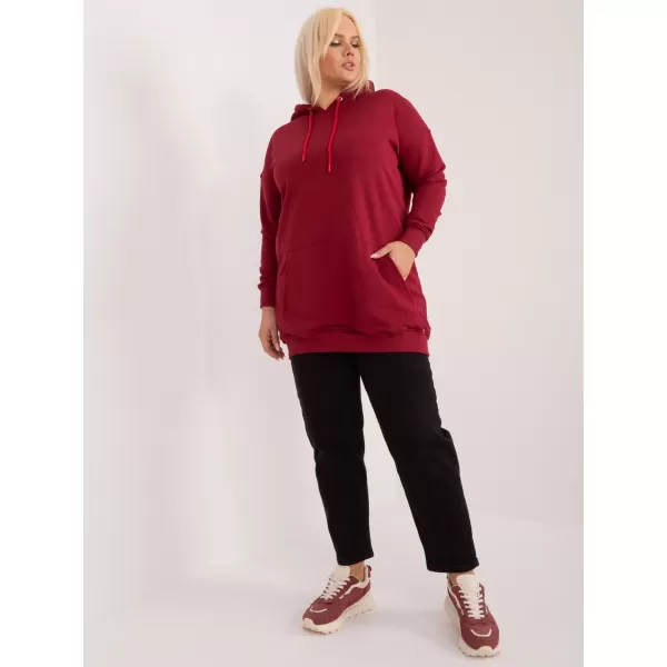  Női pulóver BASIC FEEL GOOD RV-BL-6338.19X BURGUNDIA 