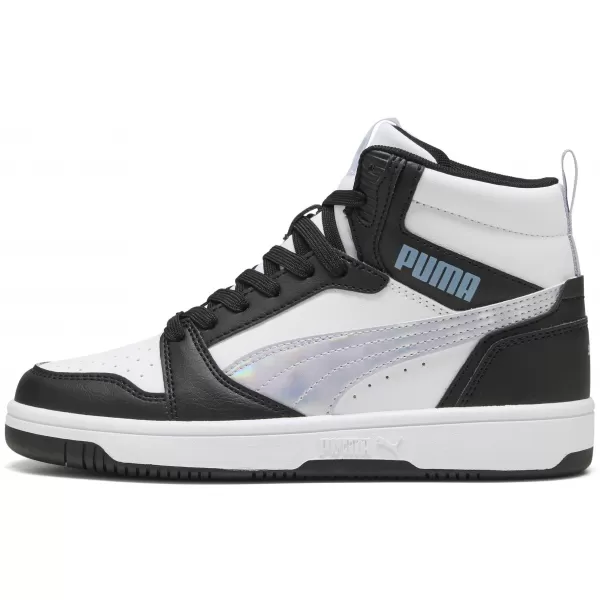  Női cipők PUMA REBOUNDV6MIDSPACEBELLEJR 402768-02 PUMA FEKETE/LILA CRUSH/FEHÉR 