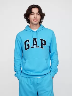 Férfi pulóver GAP FRENCH TERRY PULLOVER LOGO HOODIE 868460-10 VÍZÖNTŐ