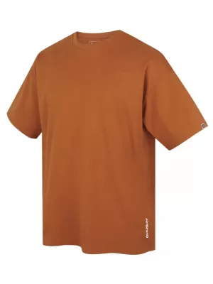 Férfi póló HUSKY TEE VIEW M BARNA