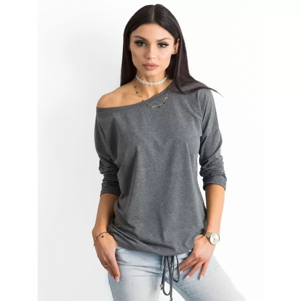  Női blúz BASIC FEEL GOOD RV-BZ-4691.36P SÖTÉTSZÜRKE 