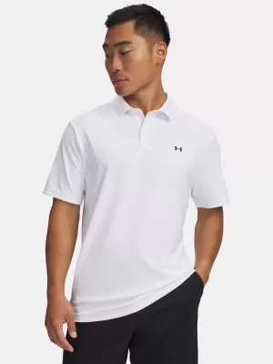 Férfi póló UNDER ARMOUR T2G PIQUE POLO 6012303-100 FEHÉR