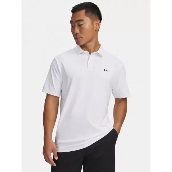  Férfi póló UNDER ARMOUR T2G PIQUE POLO 6012303-100 FEHÉR 