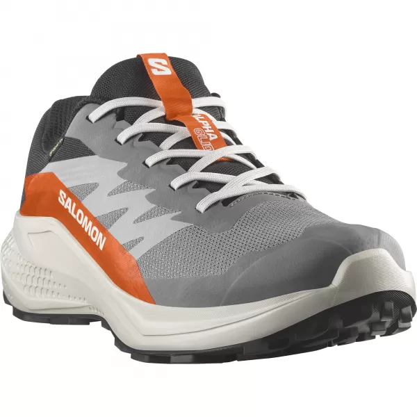  Férfi cipők SALOMON ALPHAGLIDE GTX L47975300 VÁRKŐ/HOLDKŐ/CSERESZNYEPARADICSOM 