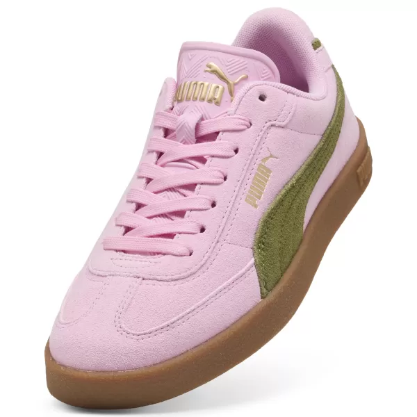  Csizma PUMA CLUB II ERA SUEDE 400717_31 RÓZSASZÍN CSILLOGÓ/OLÍVAZÖLD 