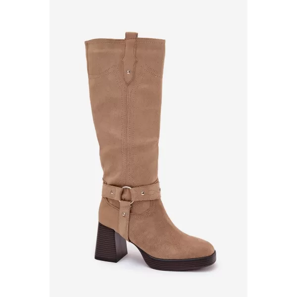  Női csizma BOTO ALESSARA 40612 KHAKI 