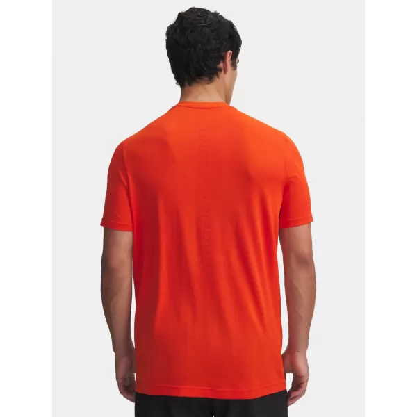  Férfi póló UNDER ARMOUR VANISH SEAMLESS NOVELTY SS 1388129-844 NARANCS 