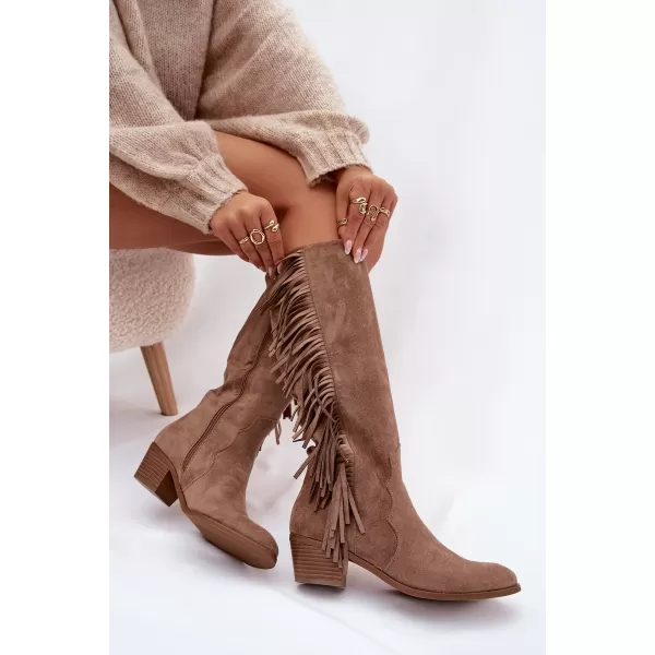  Női csizma BOTO FIRLINA 40921 KHAKI 