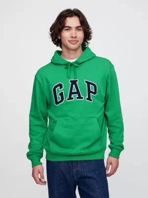 Férfi pulóver GAP FRENCH TERRY PULLOVER LOGO HOODIE 868460-09 GÁLÁNS ZÖLD