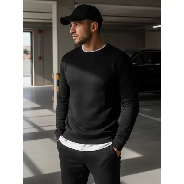  Férfi pulóver DSTREET BX2416 FEKETE 